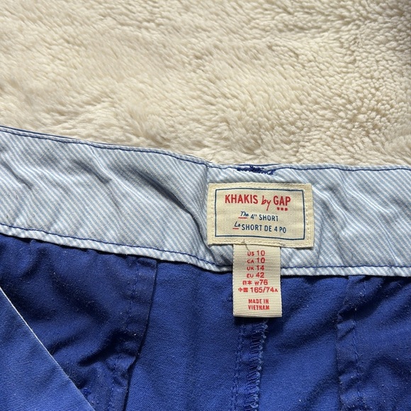 GAP Cobalt Cotton Khaki Shorts – Size 10 | Summer Staple | - Picture 4 of 8